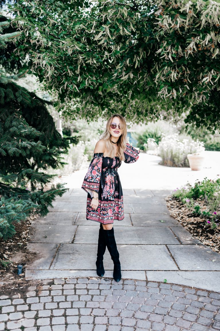 Transitional Fall Dress • The Fashion Fuse 